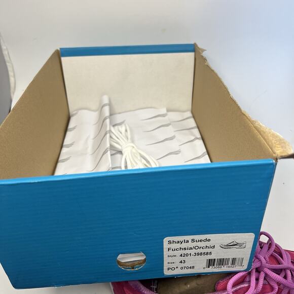 Dansko Shayla Suede Womens US 12.5-13 EU 43 Pink Lace Up Comfort Sneaker Fuchsia - Picture 10 of 11